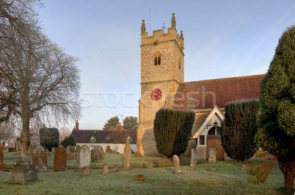 Warwickshire stone church Stock photo © andrewroland