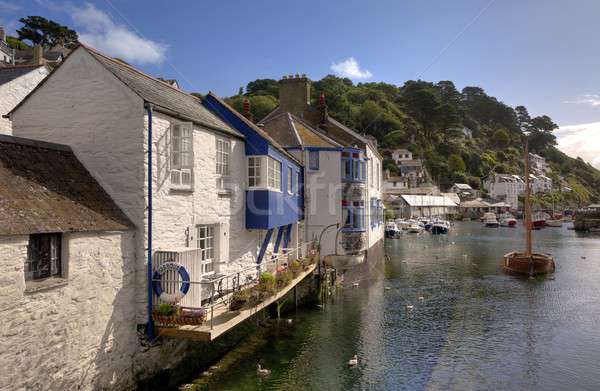 Porto popolare vacanze destinazione estate cornwall Foto d'archivio © andrewroland