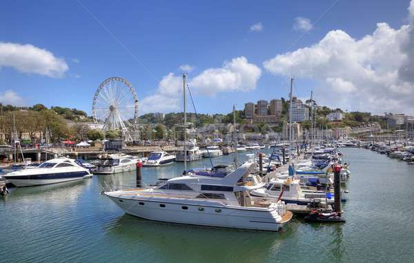 [[stock_photo]]: Port · été · club · voile · vacances · yacht