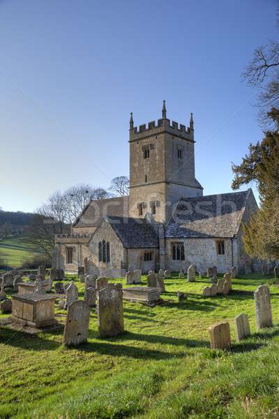 Cotswold church Stock photo © andrewroland