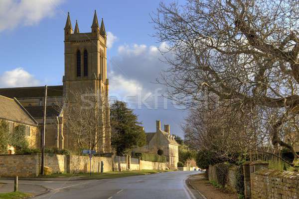 Cotswold church at Broadway village Stock photo © andrewroland