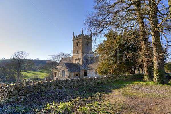 Cotswold church Stock photo © andrewroland