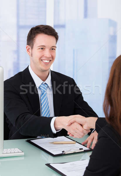 Affaires Homme candidat jeunes entretien d'embauche [[stock_photo]] © AndreyPopov