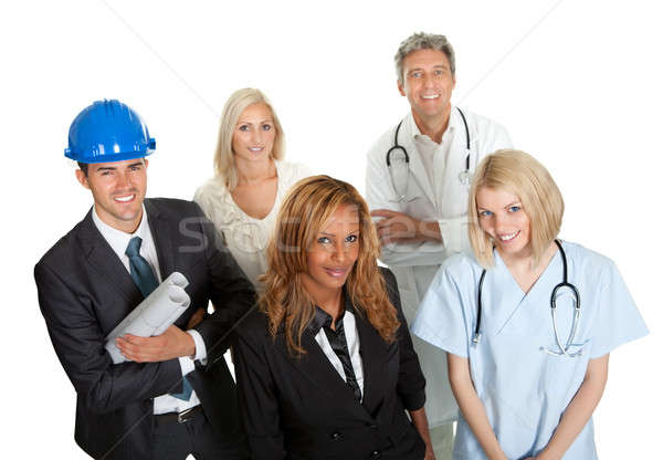 Group of people in different professions Stock photo © AndreyPopov