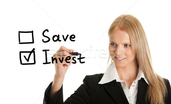 Invest instead of saving concept Stock photo © AndreyPopov
