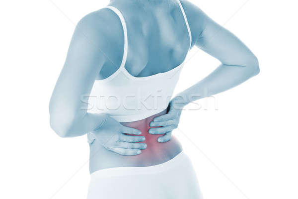 Woman Suffering From Back Pain Stock photo © AndreyPopov