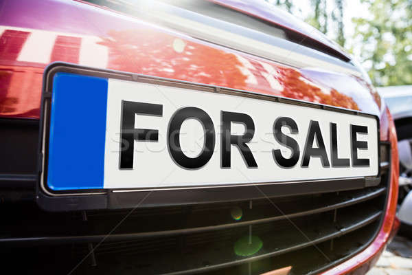 Car With The Text For Sale Stock photo © AndreyPopov