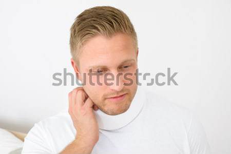 Man Suffering From Neck Ache Stock photo © AndreyPopov