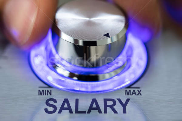 Kéz megvilágított fogantyú fizetés szöveg kép Stock fotó © AndreyPopov