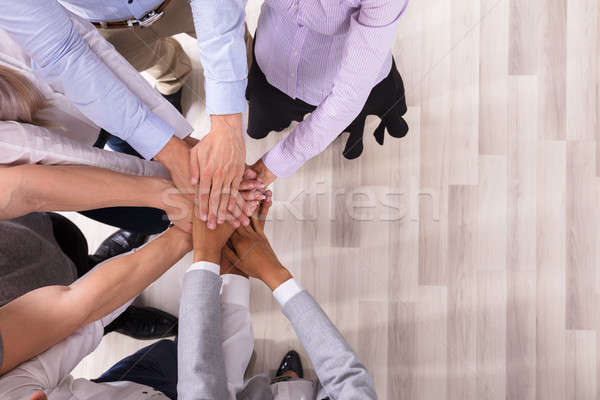 Team Stacking Their Hands Stock photo © AndreyPopov