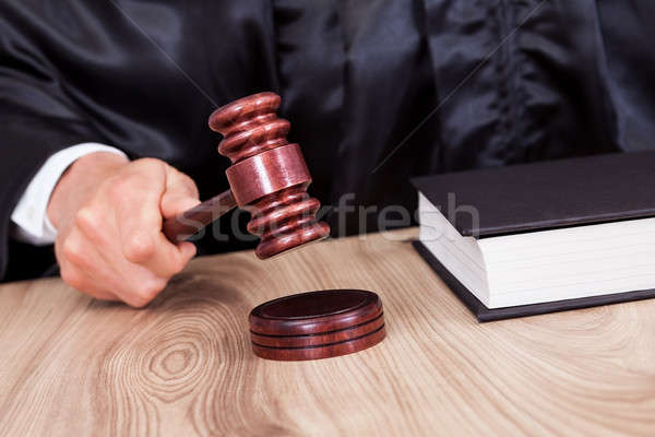Male Judge In A Courtroom Stock photo © AndreyPopov