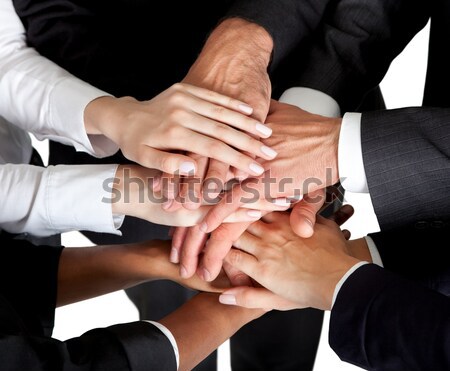 Group Of Businesspeople Holding Wrist Stock photo © AndreyPopov