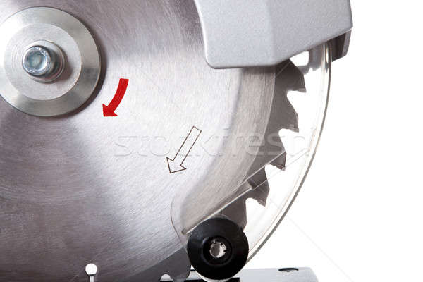 Stock photo: Electrical saw with circular blade