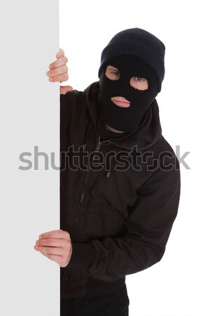 Thief stealing a laptop computer Stock photo © AndreyPopov