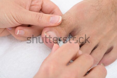 Persona trattamento primo piano sport salute massaggio Foto d'archivio © AndreyPopov