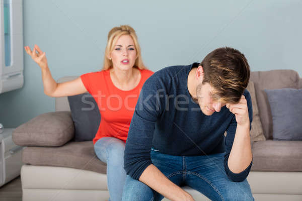 Woman Having Argument With Man Stock photo © AndreyPopov