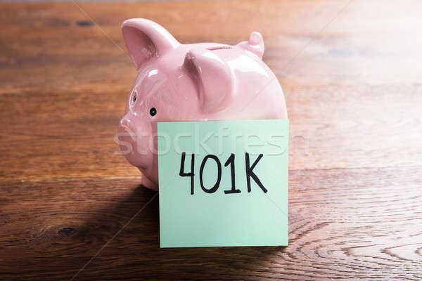 Piggy Bank For 401k Savings Stock photo © AndreyPopov