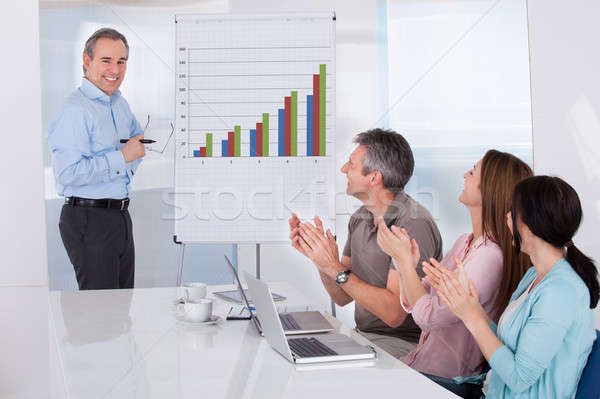 Businesspeople In Meeting Stock photo © AndreyPopov