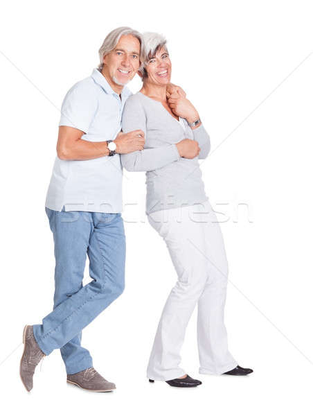 Happy loving senior couple Stock photo © AndreyPopov