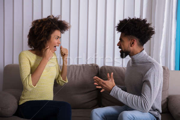 Couple Quarreling With Each Other Stock photo © AndreyPopov