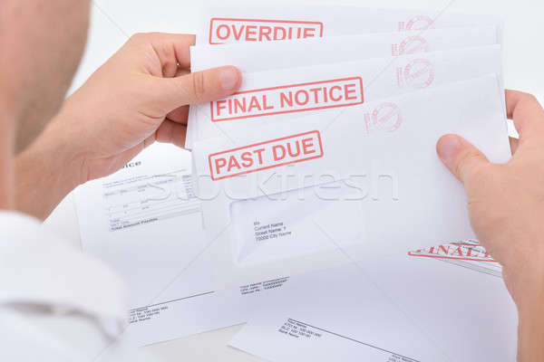 Man Holding Legal Notices Stock photo © AndreyPopov