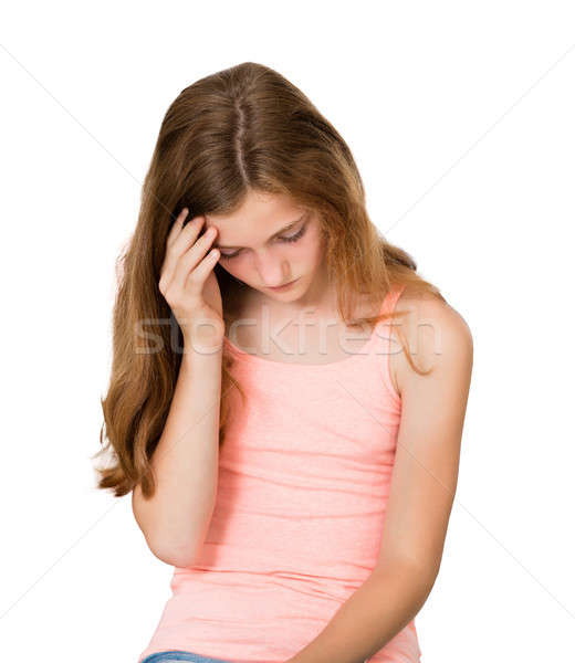 Close-up Of An Unhappy Girl Stock photo © AndreyPopov