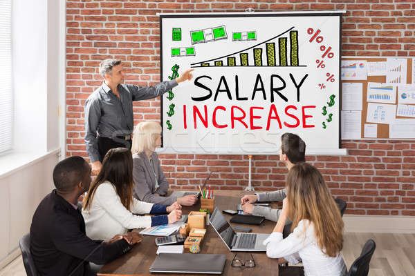 Salary Increase Presentation Stock photo © AndreyPopov