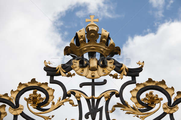 Detail form the castle gate, Prague,,, Stock photo © AndreyPopov