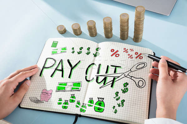 Salary Paycut Concept Stock photo © AndreyPopov