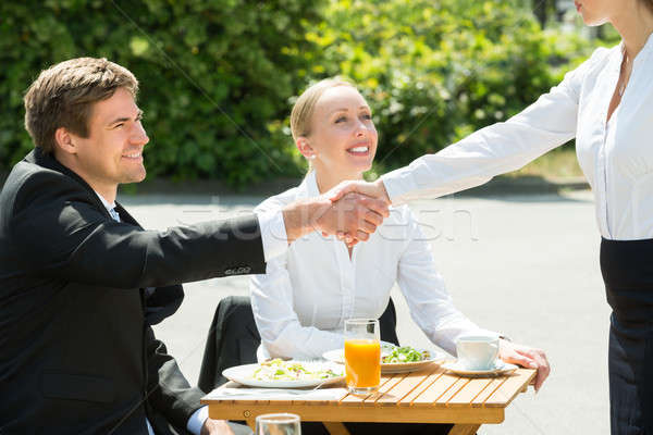 Businesspeople Shaking Hands Stock photo © AndreyPopov