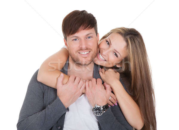 Happy young couple Stock photo © AndreyPopov