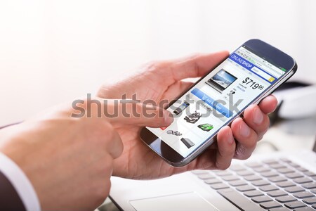 Blood sugar level testing machine Stock photo © AndreyPopov