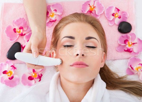 Woman Getting Microdermabrasion Treatment Stock photo © AndreyPopov