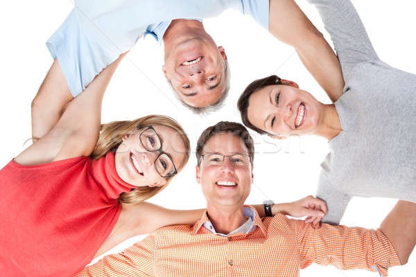 Stock photo: Group of happy friends