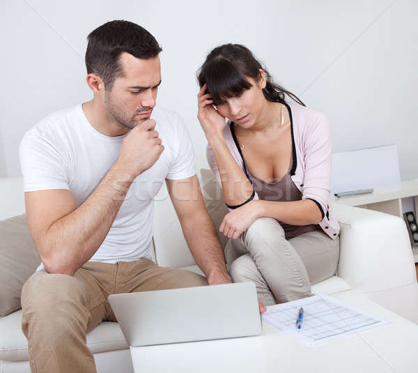 Young couple in financial trouble Stock photo © AndreyPopov