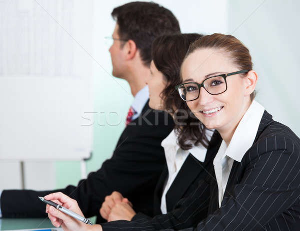 Smiling successful businesswoman Stock photo © AndreyPopov