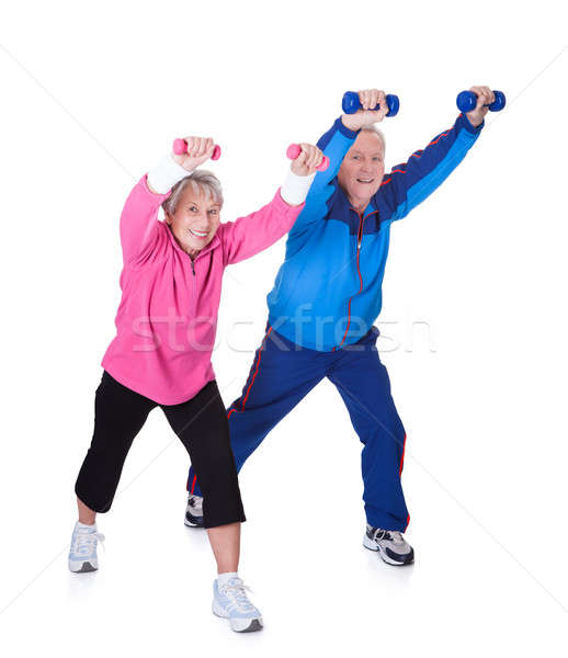 Portrait Of A Senior Couple Exercising Stock photo © AndreyPopov