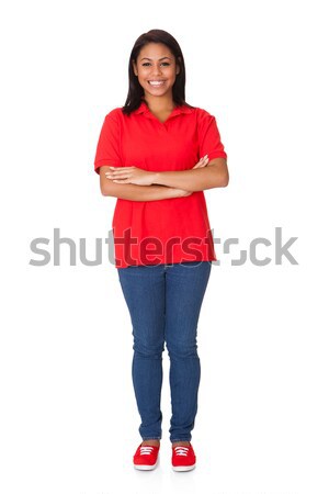 Portrait Of Happy Young Woman Stock photo © AndreyPopov