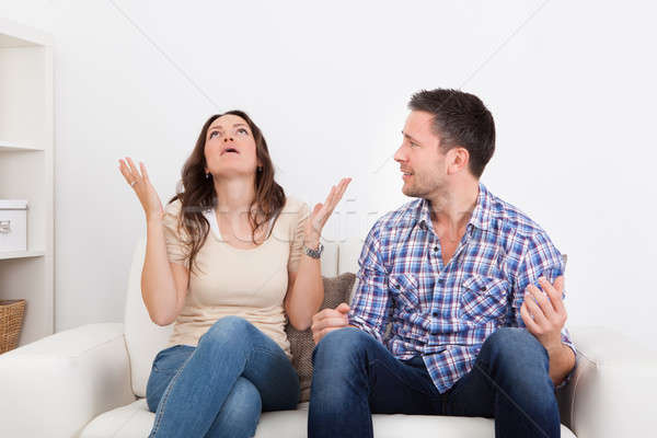 Young Couple Quarreling Stock photo © AndreyPopov