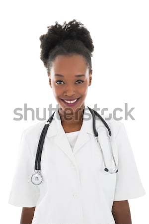 Stock photo: Portrait Of Happy Female Doctor