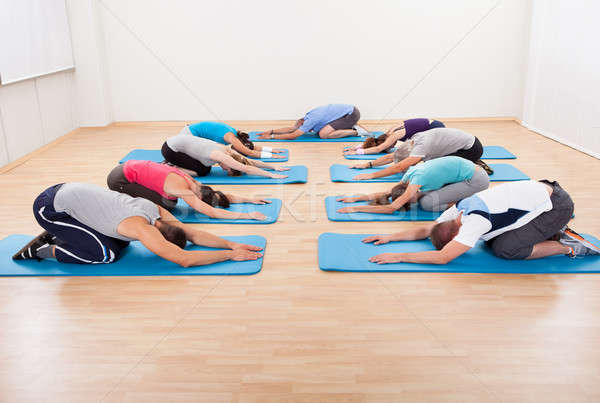 Group stretching exercises Stock photo © AndreyPopov