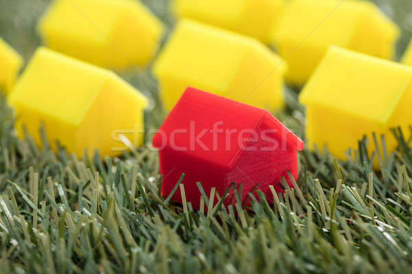 Stock photo: Close-up Of A Red House Model