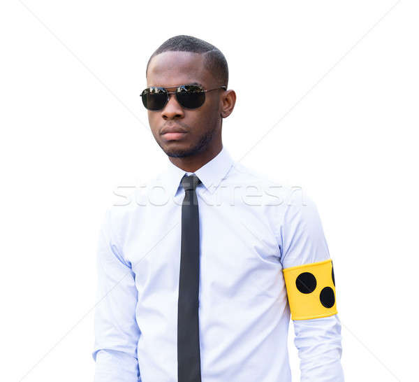 Portrait Of An African Blind Man Stock photo © AndreyPopov