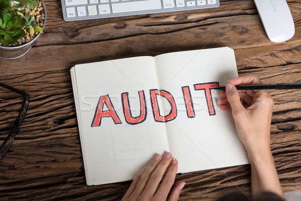 An Auditor Writing Audit Concept Stock photo © AndreyPopov