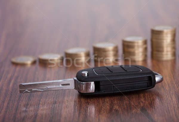 Pièces table en bois [[stock_photo]] © AndreyPopov