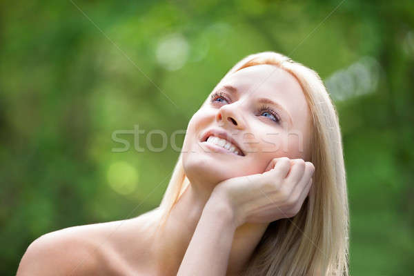 Thoughtful Young Woman Stock photo © AndreyPopov