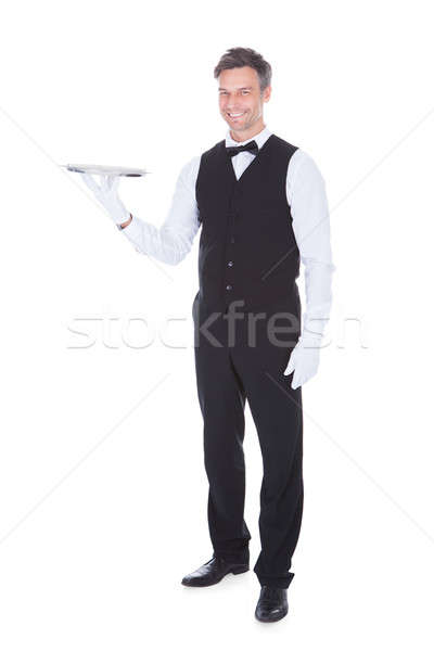 Portrait Of Happy Male Waiter Stock photo © AndreyPopov