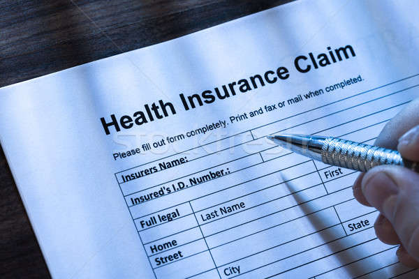 Completing A Health Insurance Claim Stock photo © AndreyPopov