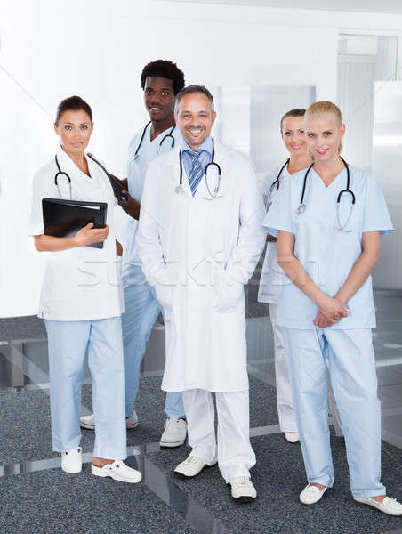 Group Of Happy Multiracial Doctors Stock photo © AndreyPopov