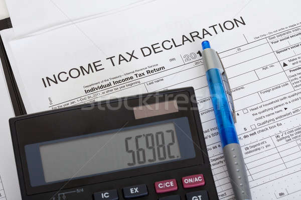 Income tax declaration Stock photo © AndreyPopov